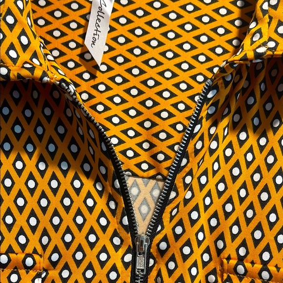 NWOT NY Collection | Light Black Collared Midi Dress Size Large - Picture 7 of 8